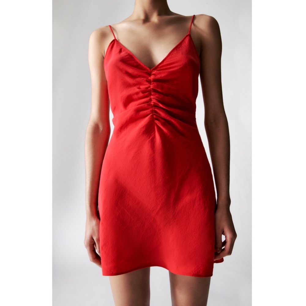 Zara | Ruched Flowy Dress